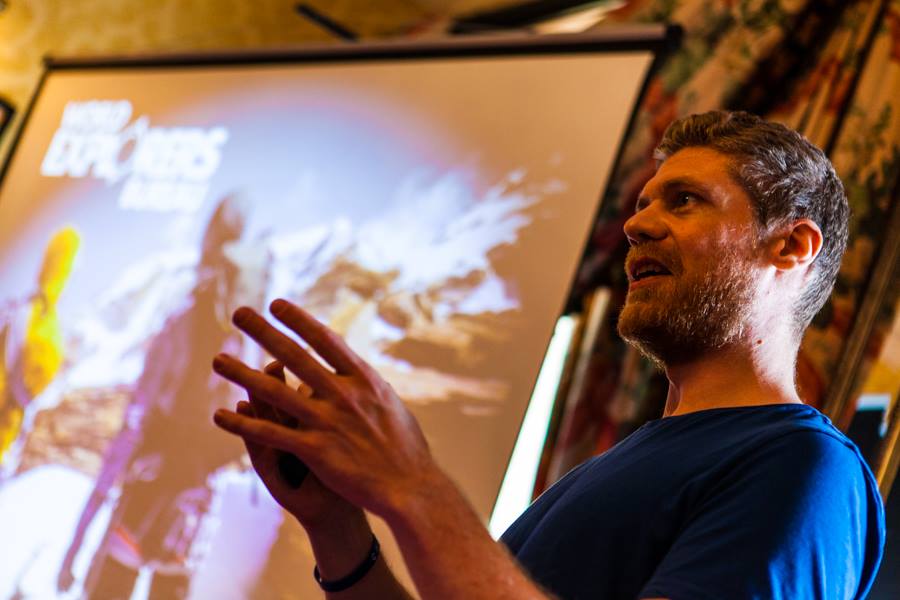 Audun Amundsen one of the Expedition Speakers at the 2015 Summit (Photo courtesy Huw James)